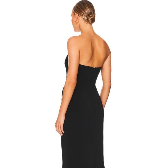 LOVERS + Friends Women's The Kim Gown in Black - Picture 4 of 6